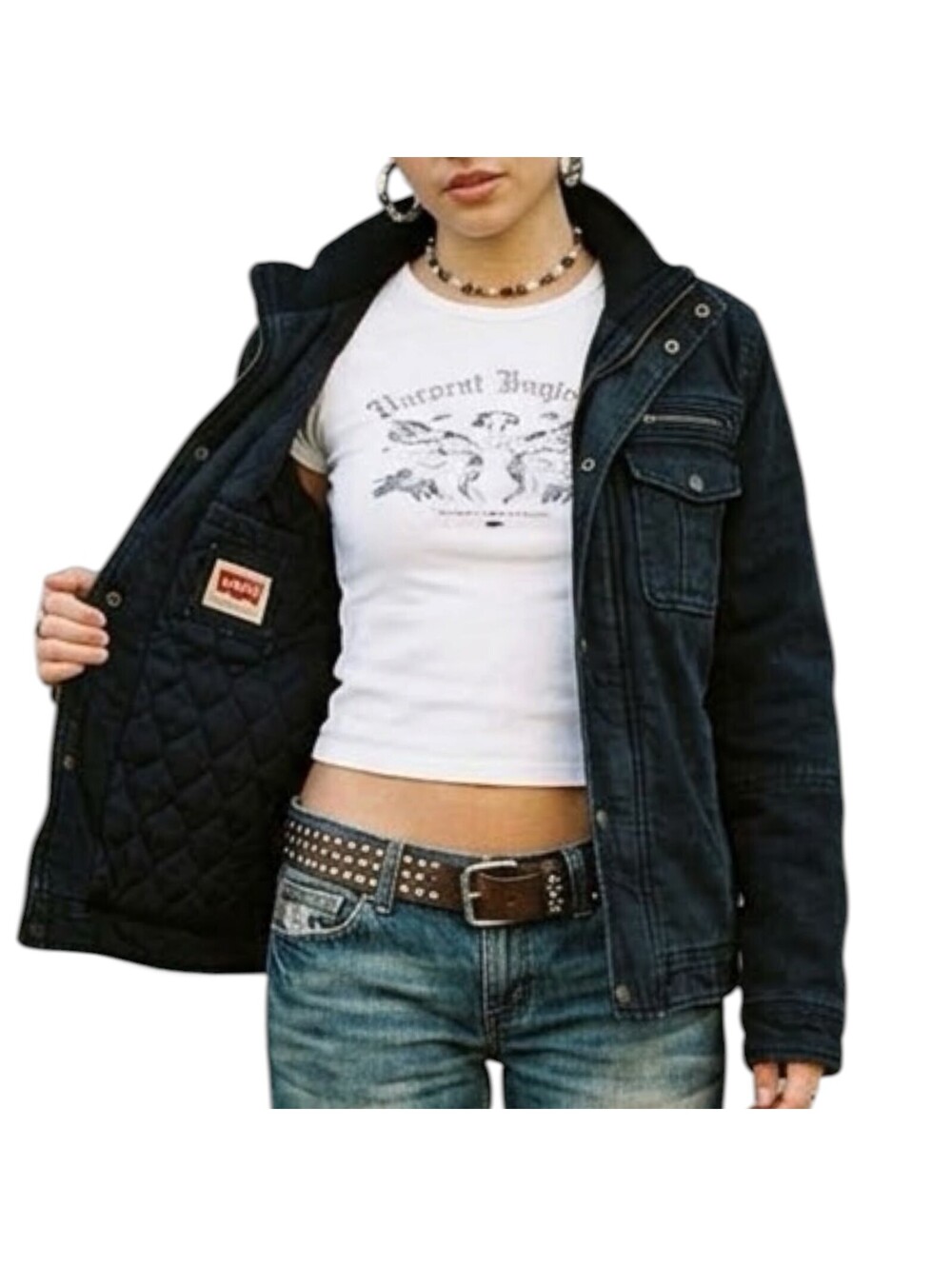 Levi's Black Denim Trucker Jacket Size M